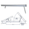 Surface mounted door coordinator