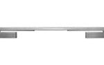 Slide channel arm with integrated door coordinator for double leaf