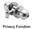 Knob Lock with Privacy Function