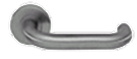 Lever Handle with return grip and roses