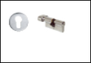 Thumb turn and external key EPC with escutcheon - MK