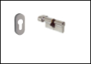 Thumb turn and external key EPC with narrow style escutcheon - MK