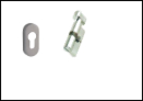 Thumb turn and external coin EPC with narrow style escutcheon