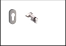Half cylinder with one side tumb turn with narrow style escutcheon