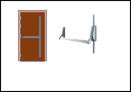Push Bar Panic Device with panic bolt- 2 point