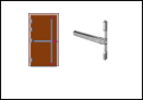 Touch Bar Panic Device with panic latch & bolt - 3 point (for increased security)