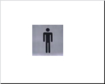 Male sign plate