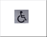 Disable sign plate