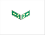 Illuminating Running man sign