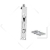 Lever action Flush bolt 300 mm length for wood door