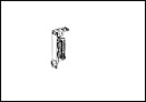 Automatic flush bolt