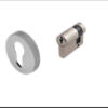 Half cylinder with one side key EPC with escutcheon - NMK