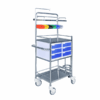 SS Crash Cart- (Emergency Cart, Stainless Steel Finish)