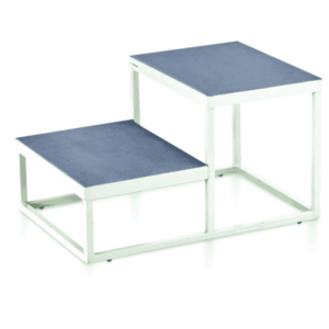 Double Step stool-
 (2 Step, Ral White)