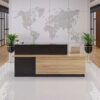 Reflection L-Shaped-Riviera Oak & Greystone Dark