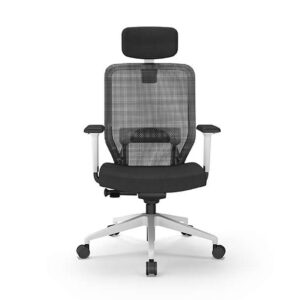 Greta 2.0 High Back Mesh -Black Ink with White Body