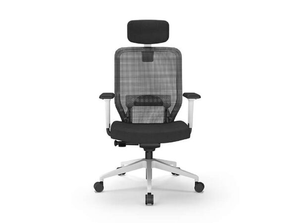 Greta 2.0 High Back Mesh -Black Ink with White Body