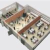 ACOUSTIC OPERABLE PARTITION VARIFLEX SOLID 100 - SEMI AUTOMATIC