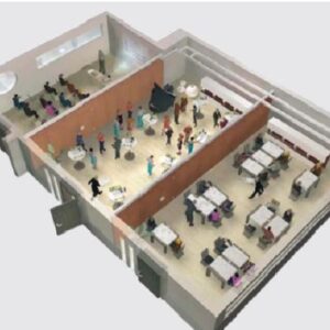 ACOUSTIC OPERABLE PARTITION VARIFLEX SOLID 100 - SEMI AUTOMATIC