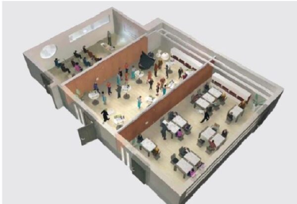 ACOUSTIC OPERABLE PARTITION VARIFLEX SOLID 100 - SEMI AUTOMATIC