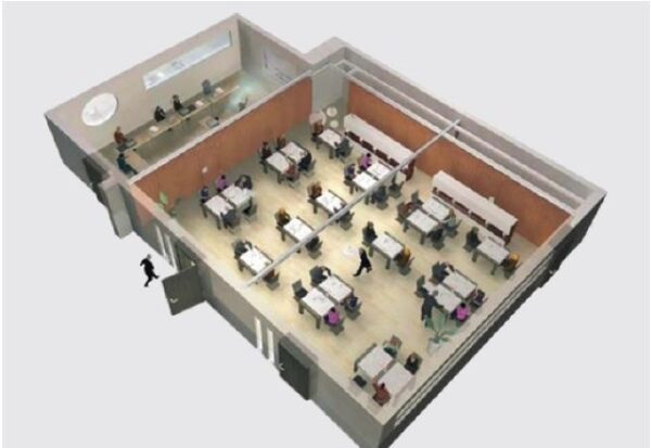ACOUSTIC OPERABLE PARTITION VARIFLEX TOP 120 - SEMI AUTOMATIC - Image 2