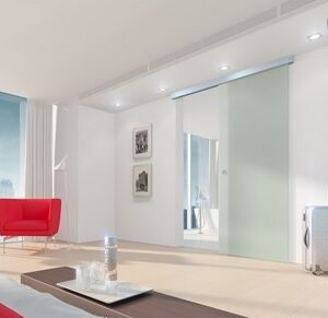 SLIDING DOOR SYSTEM WITH SELF CLOSING(120KG)