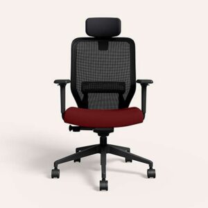 Greta 2.0 High Back Mesh Milan Red with Black Body