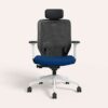 Greta 2.0 High Back Mesh Royal Blue with White Body