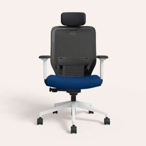 Greta 2.0 High Back Mesh Royal Blue with White Body