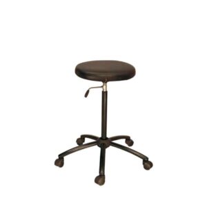 Lab Stool Without Back Support -Black
