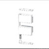 Frameless Glass door Corner Hinge LH