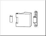 Frameless Glass door Hinge