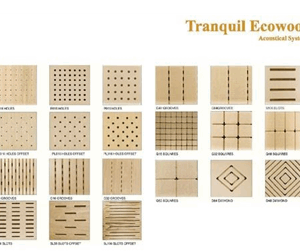 Tranquil Ecowood Perforated Tiles
