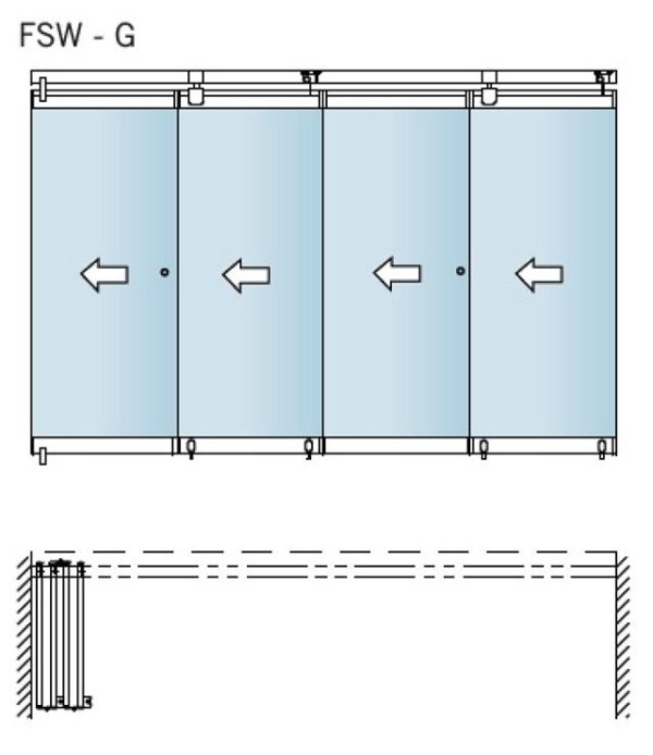 FOLDING SLIDING WALL - FSW G (Easy safe) - Image 4