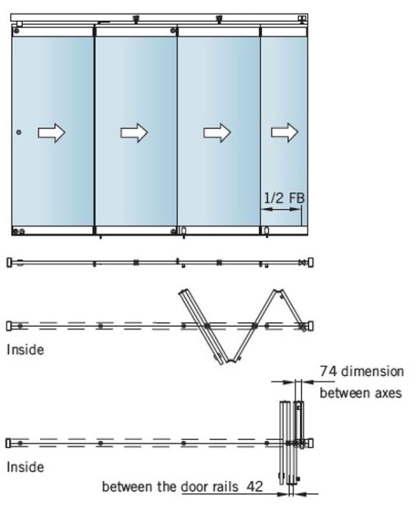 FOLDING SLIDING WALL - FSW G (Easy safe) - Image 3