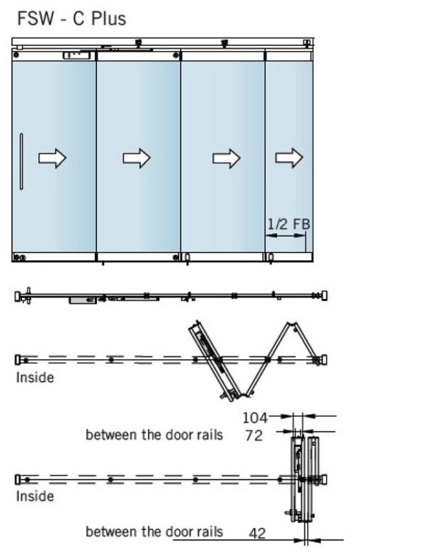 FOLDING SLIDING WALL - FSW G (Easy safe) - Image 2