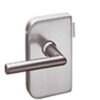 Locks for frameless 8-10 mm thick toughned glass doors with strike box and lever handle
