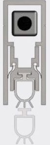 Automatic door bottom seal, Concealed